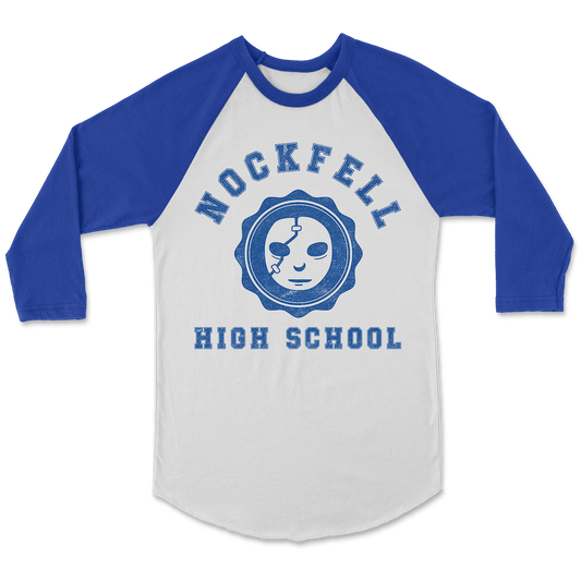 Nockfell High Raglan (White/Royal)